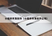 小程序開發(fā)軟件（小程序開發(fā)軟件公司）